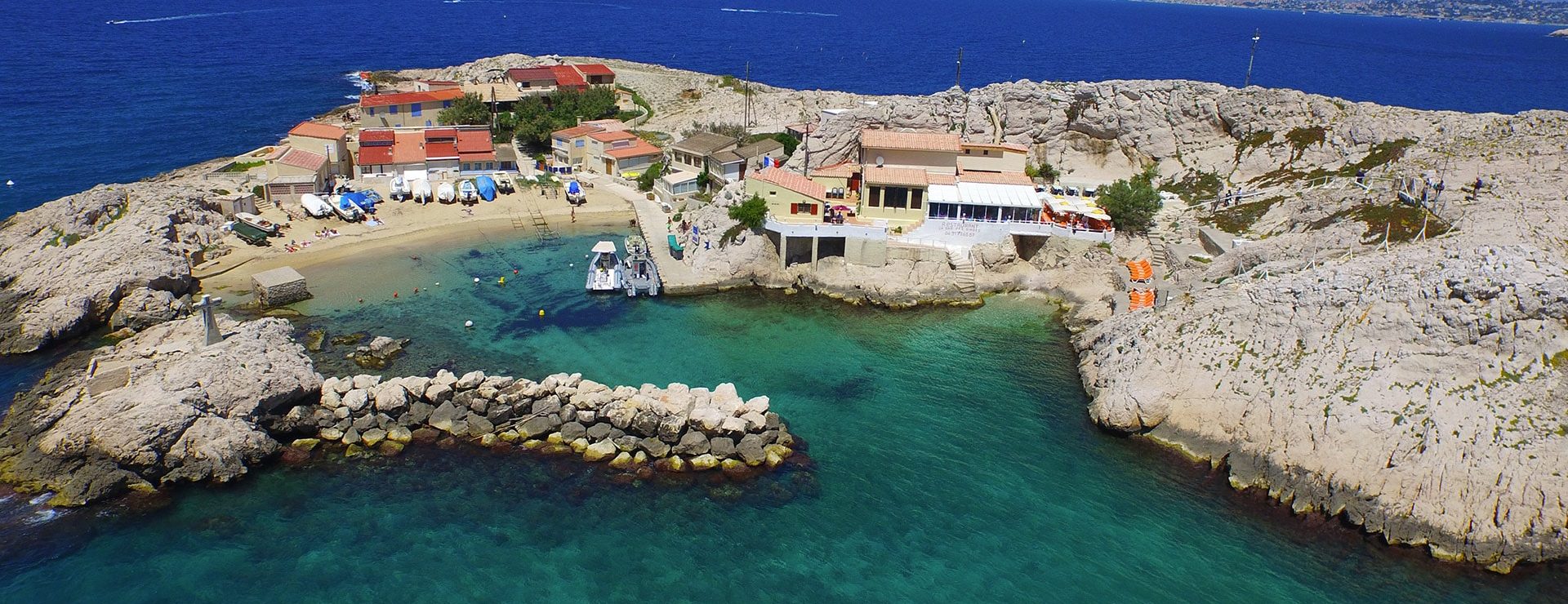 Plage La Baie Des Singes Marseille Restaurant vue mer marseille - La Baie des Singes