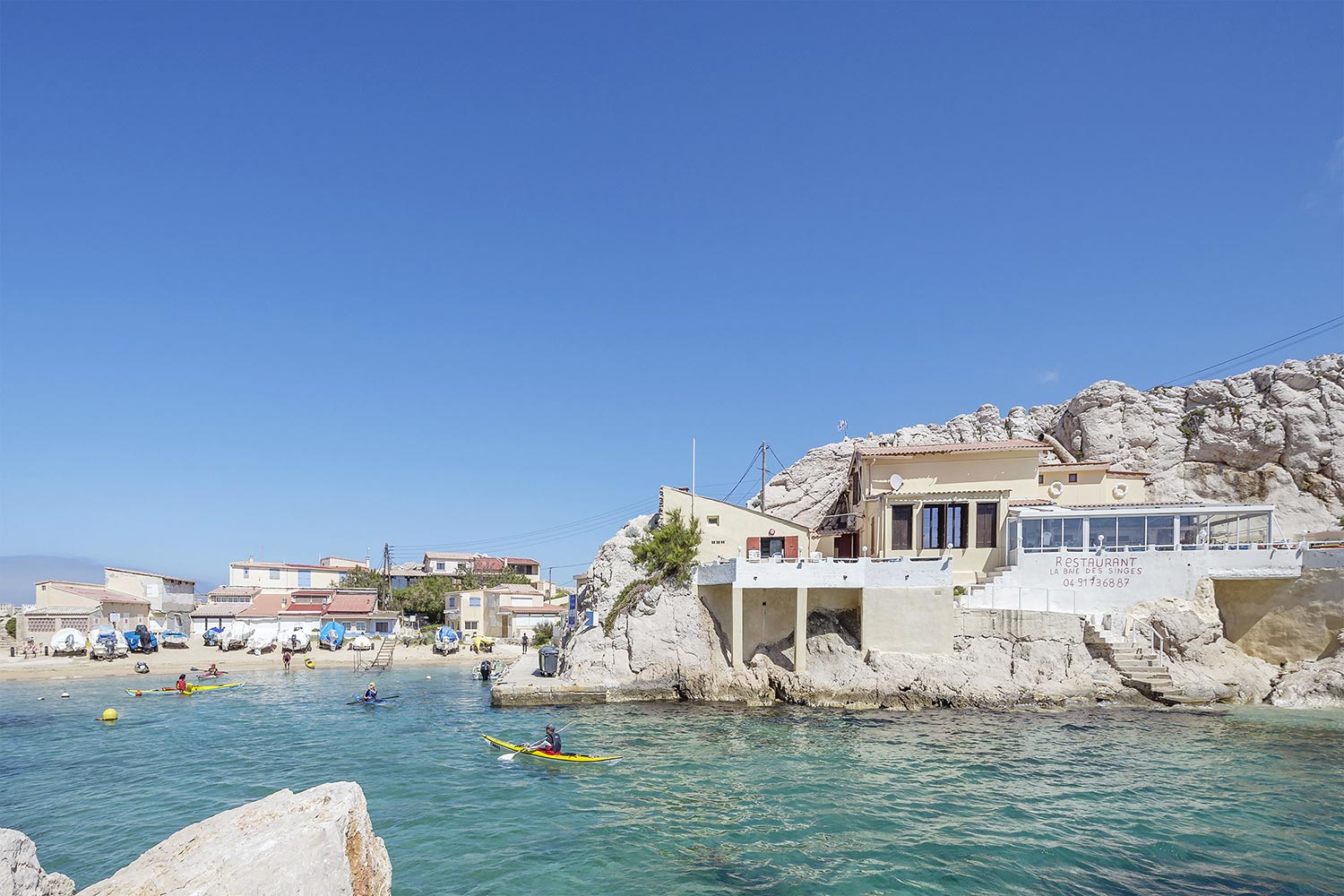 Restaurant de poisson à Marseille La Baie des Singes