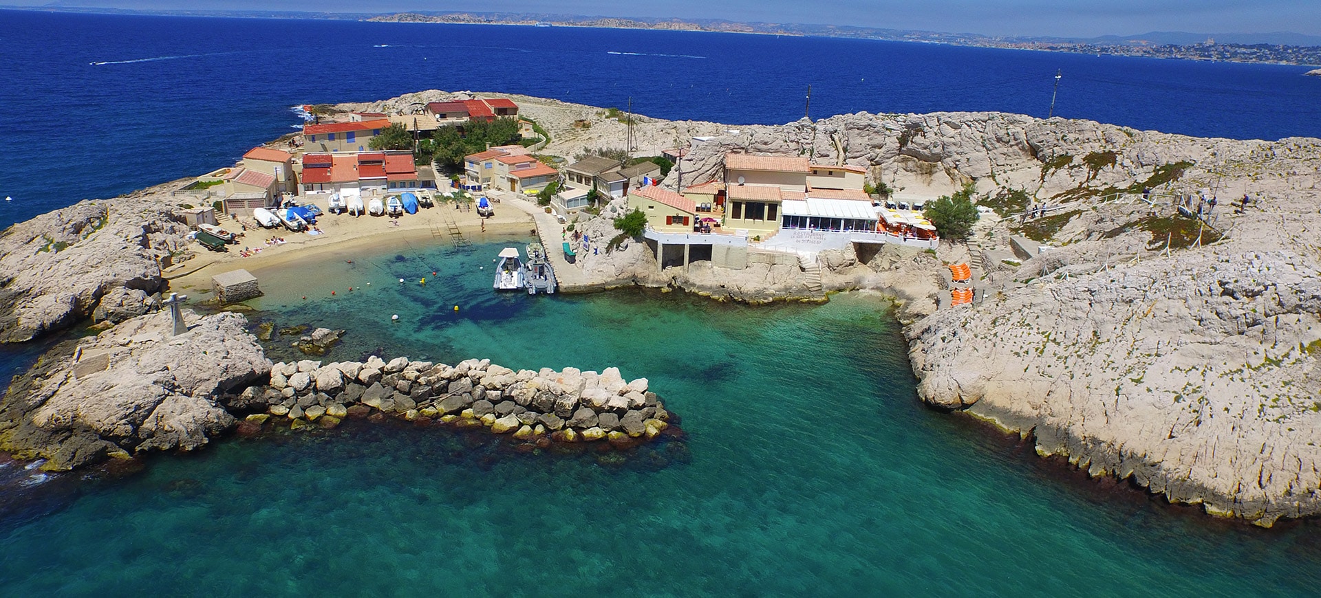 Restaurant de poisson à Marseille La Baie des Singes